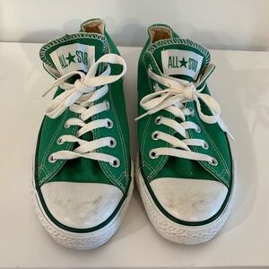 Converse All Star Green Canvas Sneakers Womens 8 Men’s 6